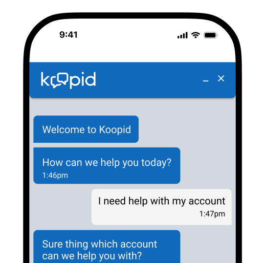 Koopid product interface